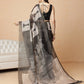 Chess Inspired Digital Printed Cotton Tissue Ready to Wear Saree