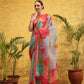 Women's Digital Printed Chanderi Ready to Wear Saree