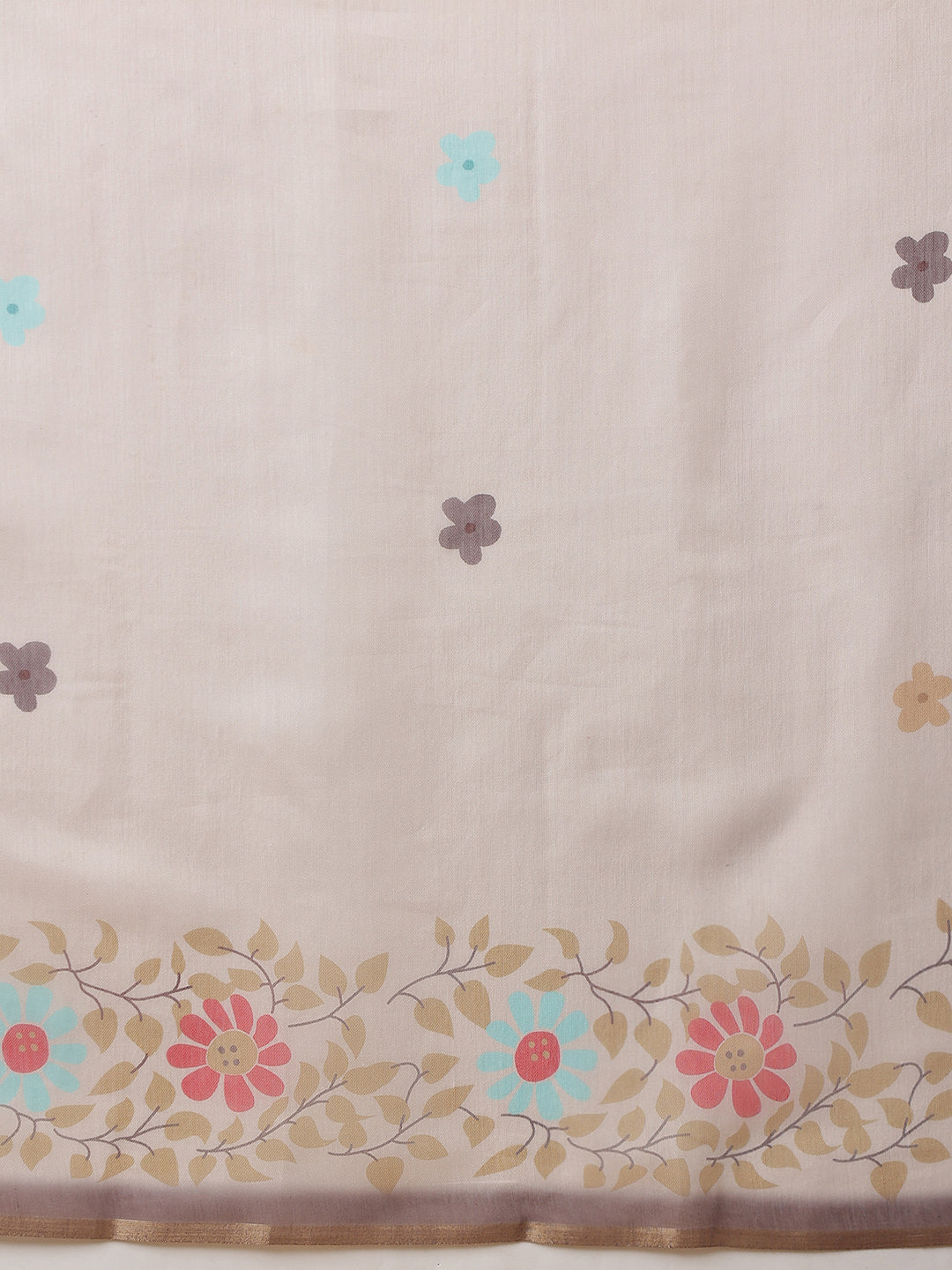 Digital Printed Chanderi Cotton Ready to Wear Saree