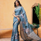 Floral Printed Silk Ready To Wear Saree
