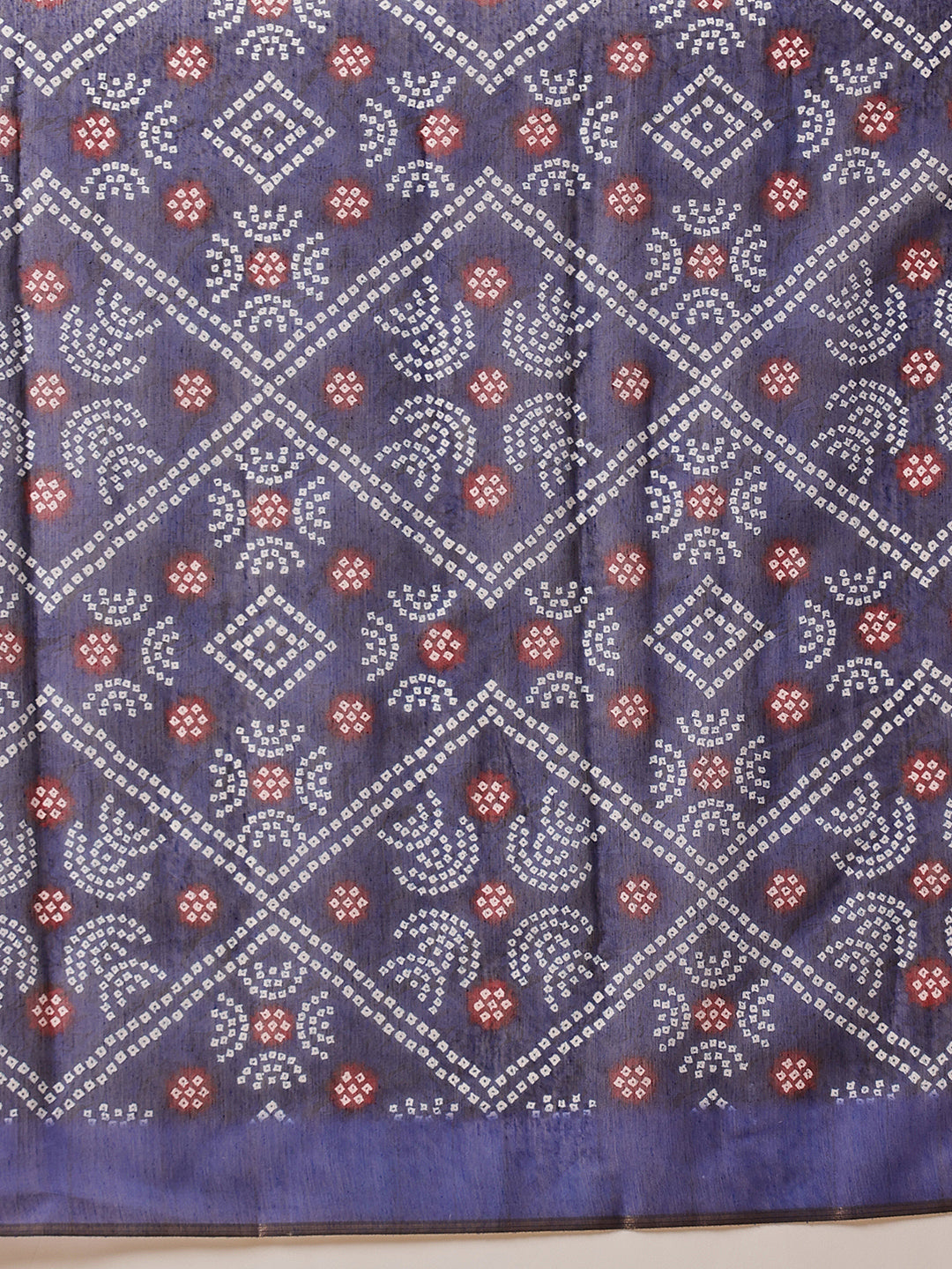 Bandhani Printed Chanderi Ready to wear Saree