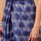 Indigo Prints With Kalamkari Pallu Ready to Wear Saree