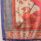 Indigo Prints With Kalamkari Pallu Ready to Wear Saree