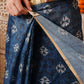 Indigo Printed Chanderi Ready to wear Saree