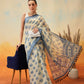 Kalamkari Printed Indigo Ready to Wear Saree