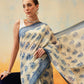 Kalamkari Printed Indigo Ready to Wear Saree