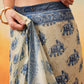 Kalamkari Printed Indigo Ready to Wear Saree