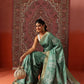 Floral Printed Kotha Silk Ready to Wear Saree With Zari Border