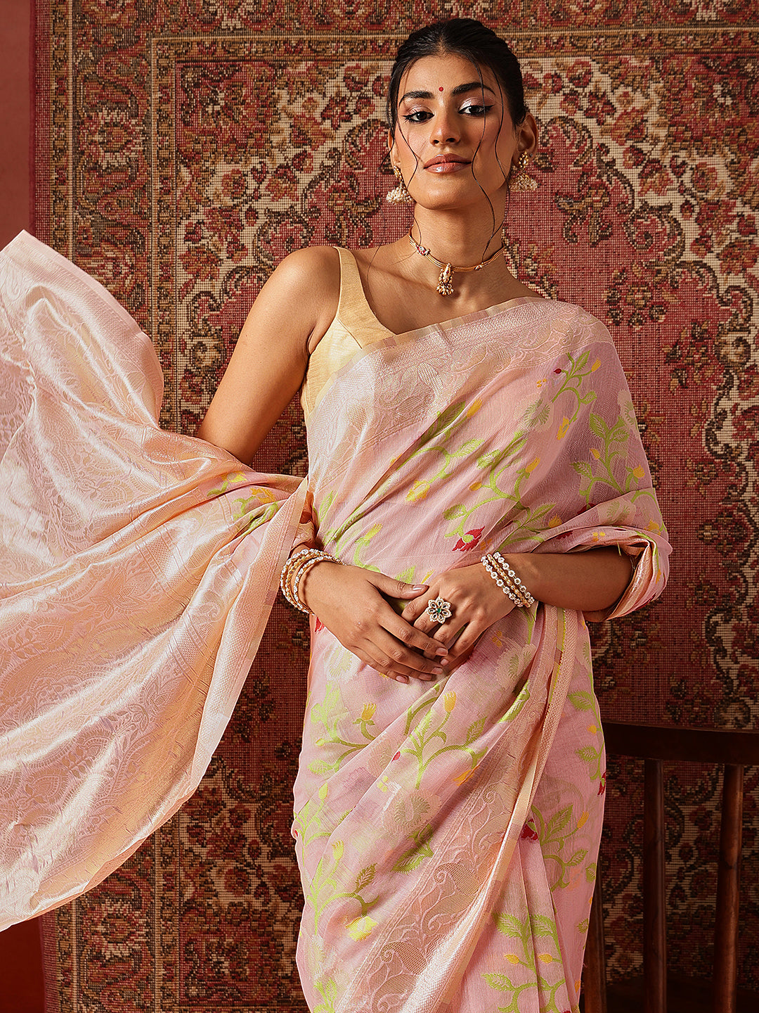 Dhakai Cotton Jamdani Ready to Wear Saree