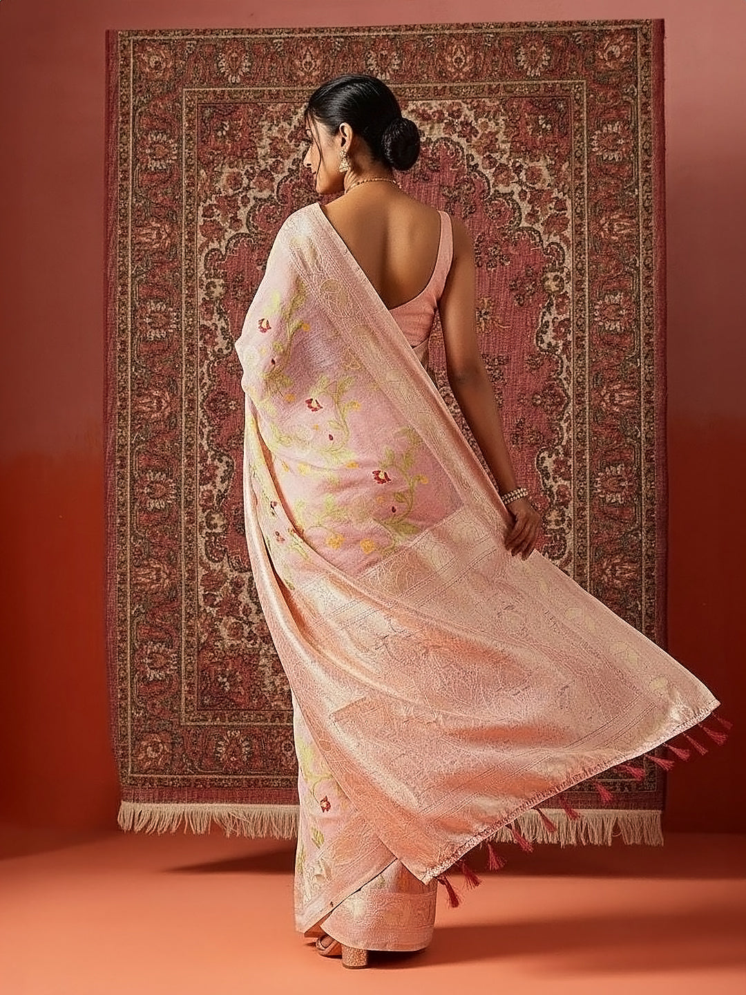 Dhakai Cotton Jamdani Ready to Wear Saree