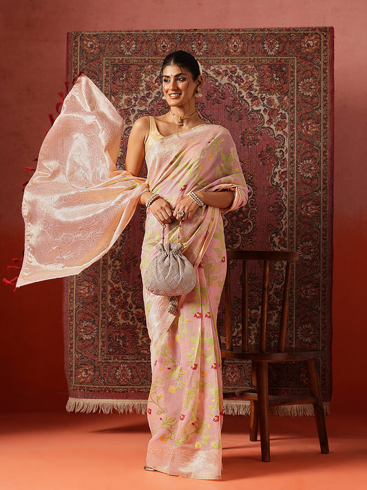 Dhakai Cotton Jamdani Ready to Wear Saree