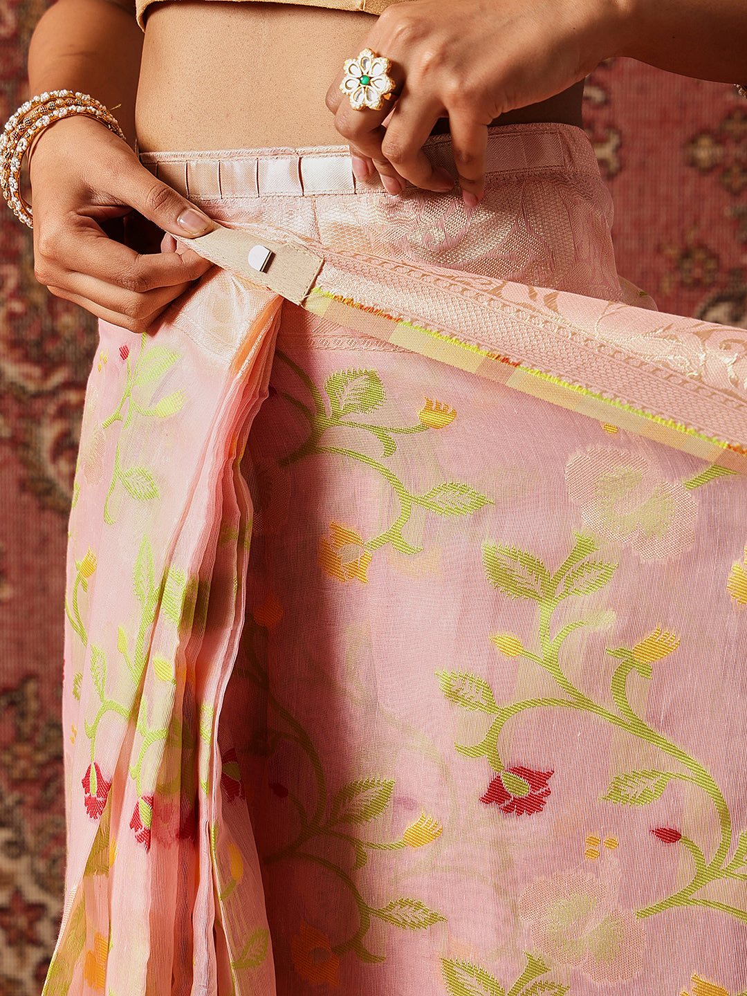 Dhakai Cotton Jamdani Ready to Wear Saree