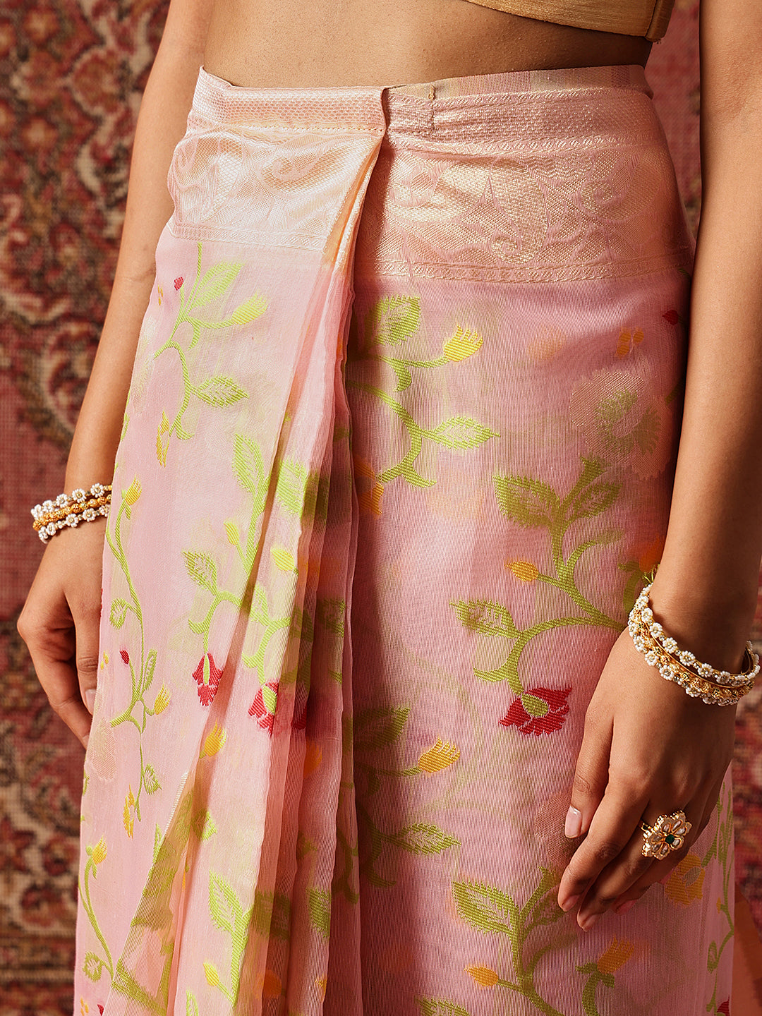 Dhakai Cotton Jamdani Ready to Wear Saree