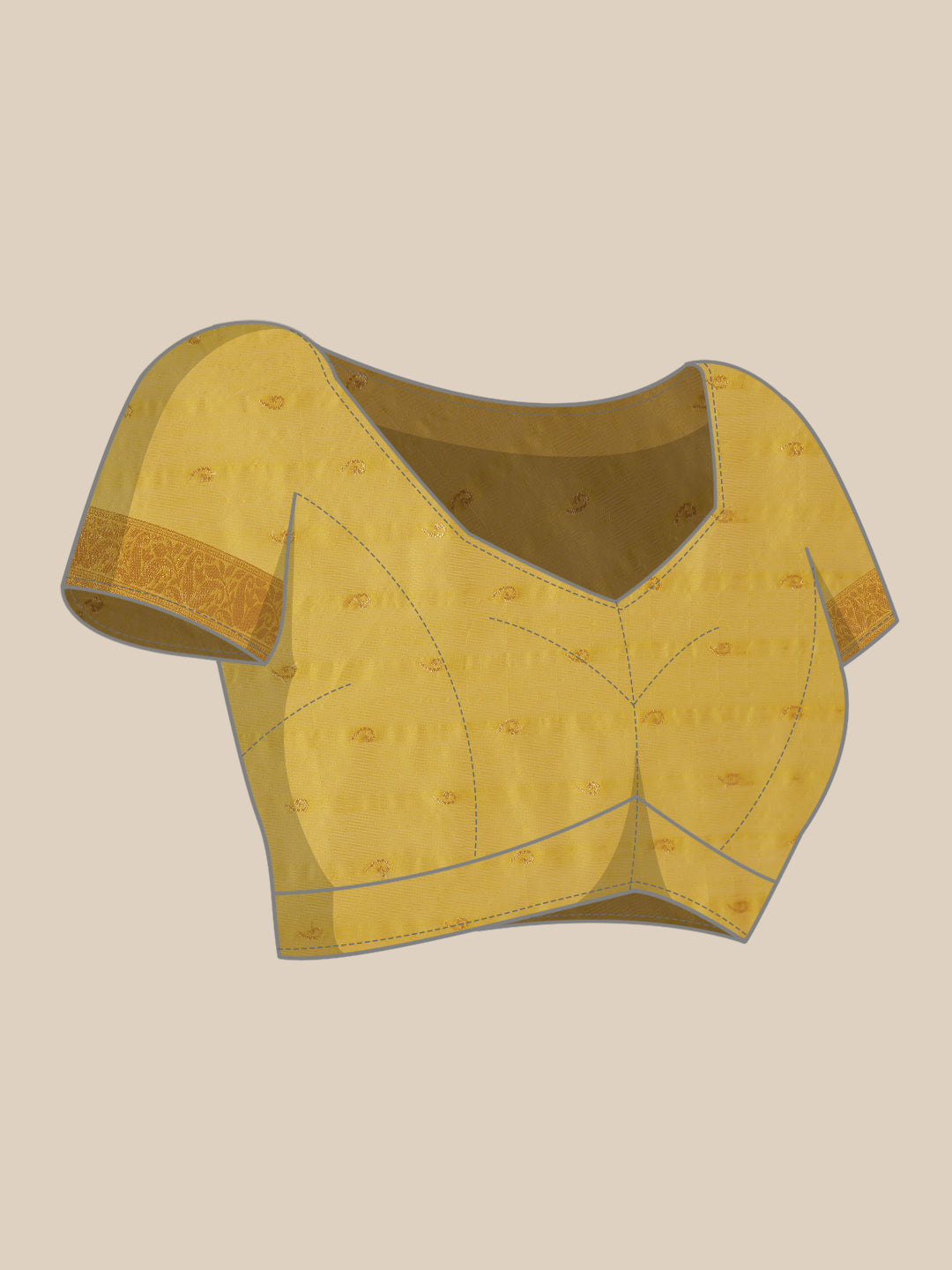 Cotton Jamdani Floral Work Ready to Wear Saree