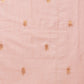 Light Peach Color Jamdani Ready to Wear Saree With Zari Border & Tassels
