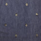 Royal Blue Floral Cotton Jamdani Ready to Wear Saree