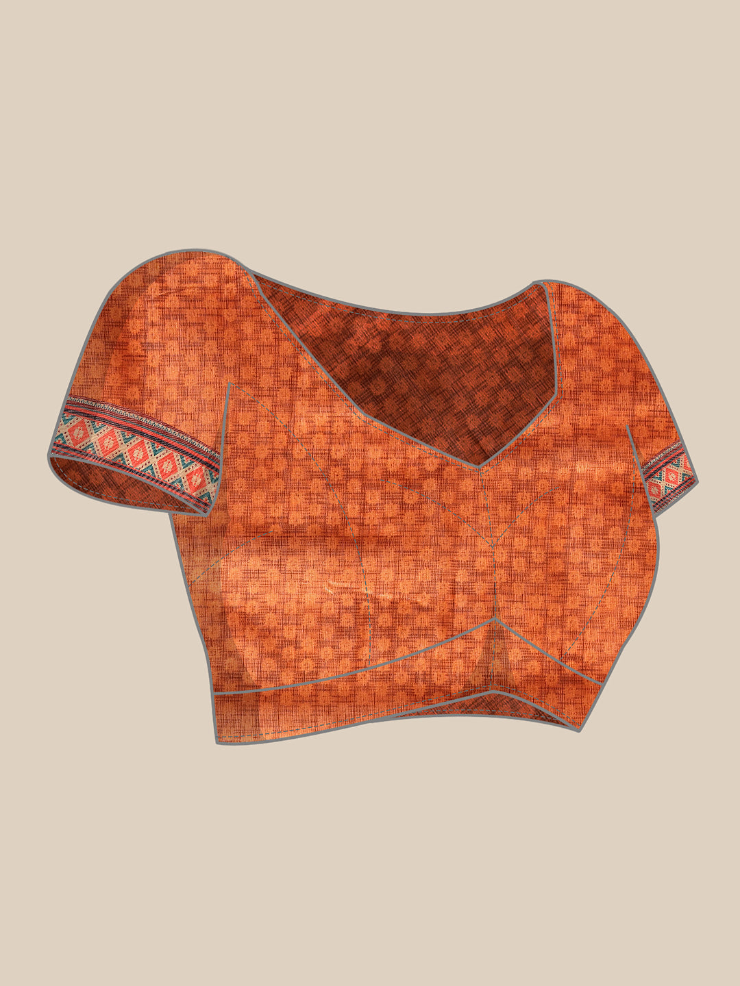 Digital Printed Chanderi Ready to Wear Saree