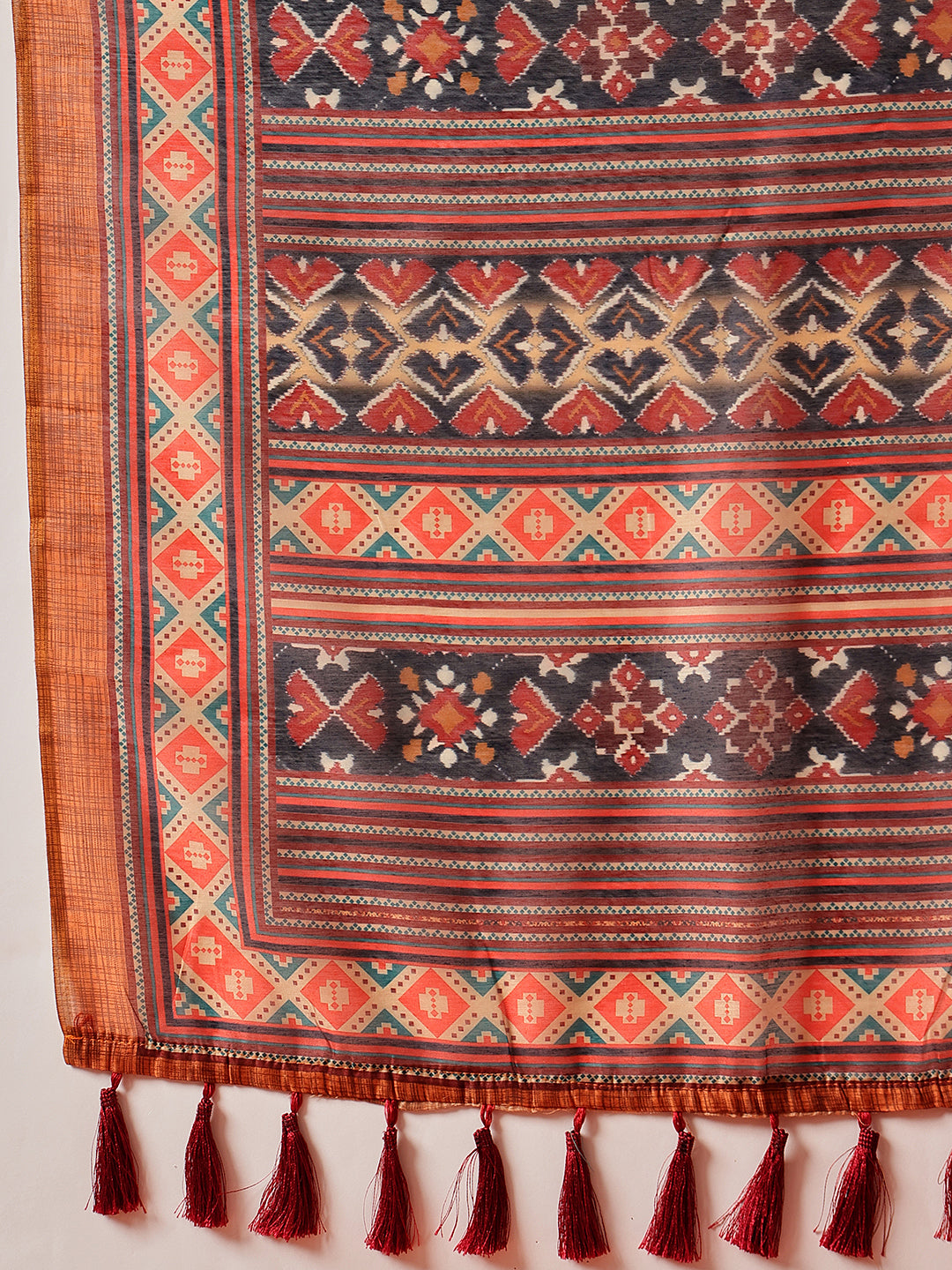 Digital Printed Chanderi Ready to Wear Saree