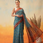 Floral Printed Chanderi Ready to Wear Saree