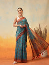 Floral Printed Chanderi Ready to Wear Saree