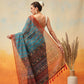 Floral Printed Chanderi Ready to Wear Saree