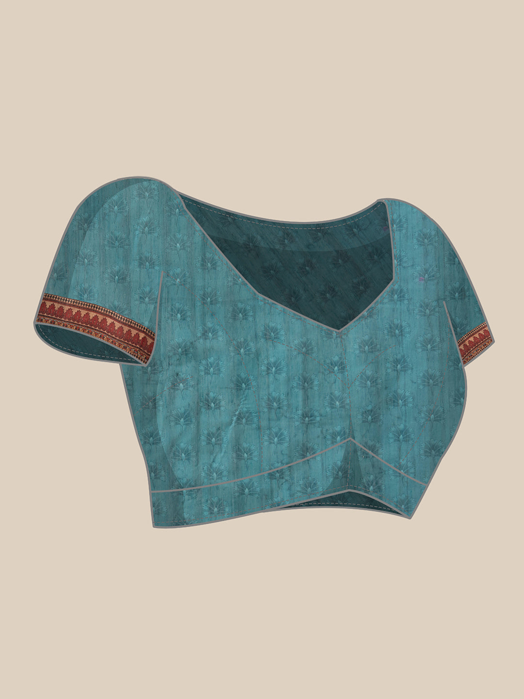 Floral Printed Chanderi Ready to Wear Saree