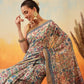 Floral Printed Chanderi Ready to Wear Saree
