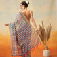 Floral Printed Chanderi Ready to Wear Saree