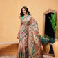 Madhubani Printed Ready To Wear Saree