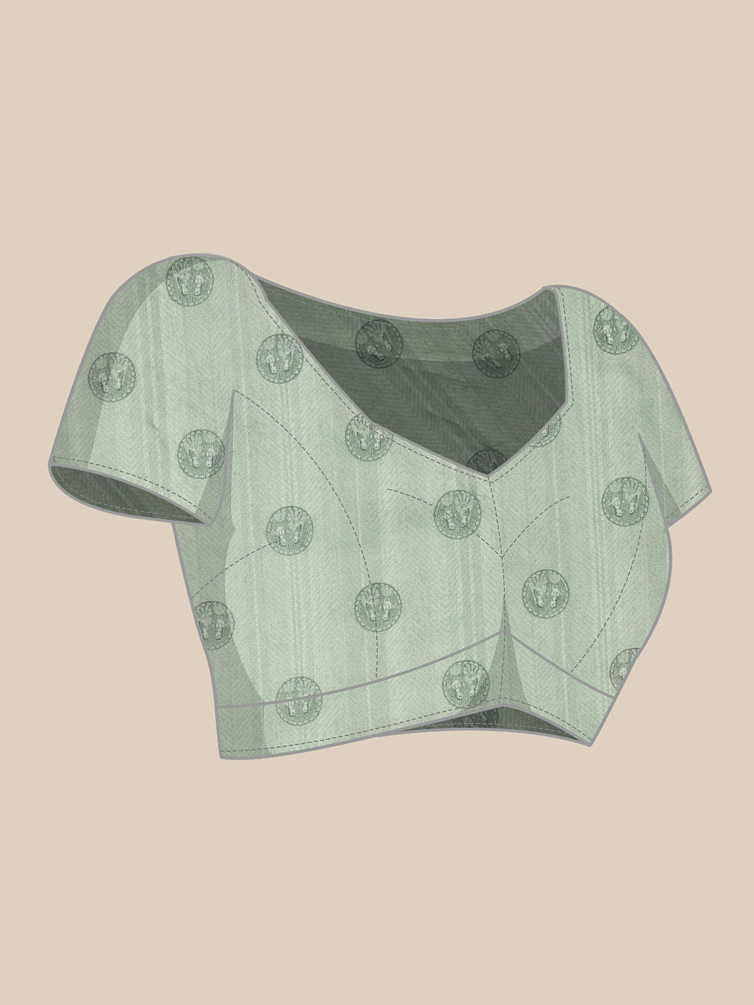 Madhubani Printed Ready To Wear Saree