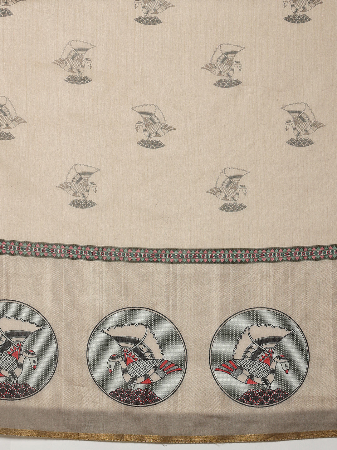 Madhubani Printed Ready To Wear Saree