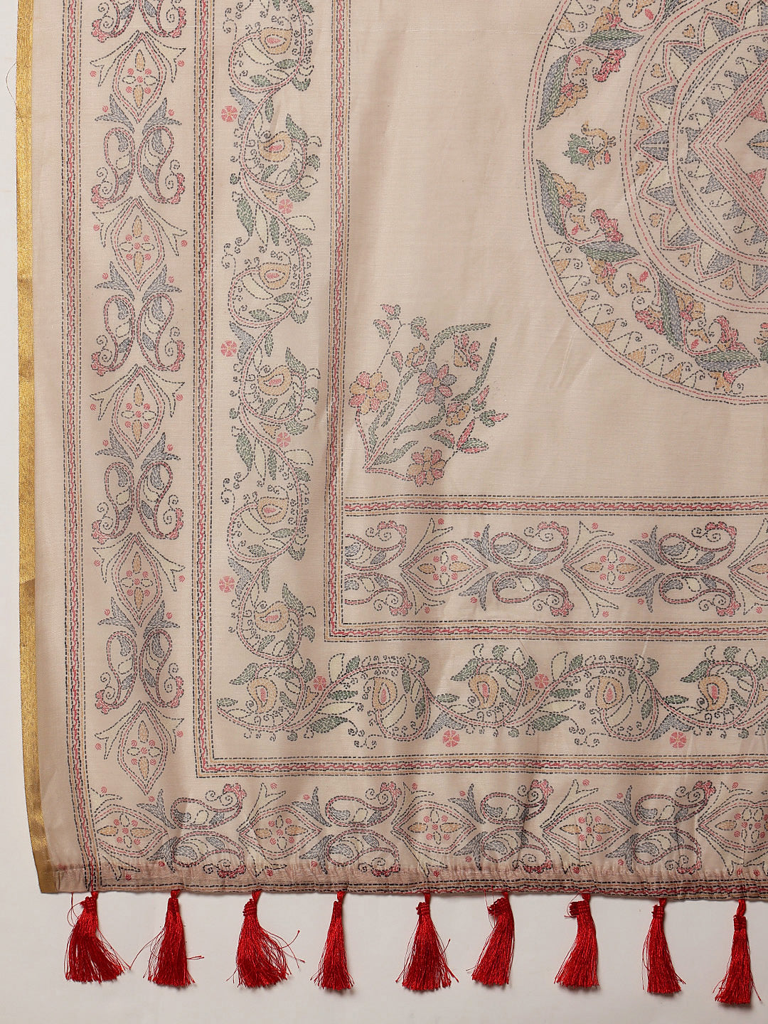 Madhubani Printed Ready To Wear Saree