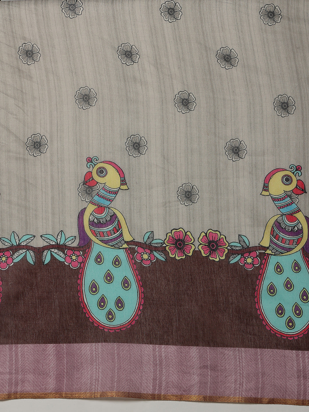 Madhubani Printed Ready To Wear Saree