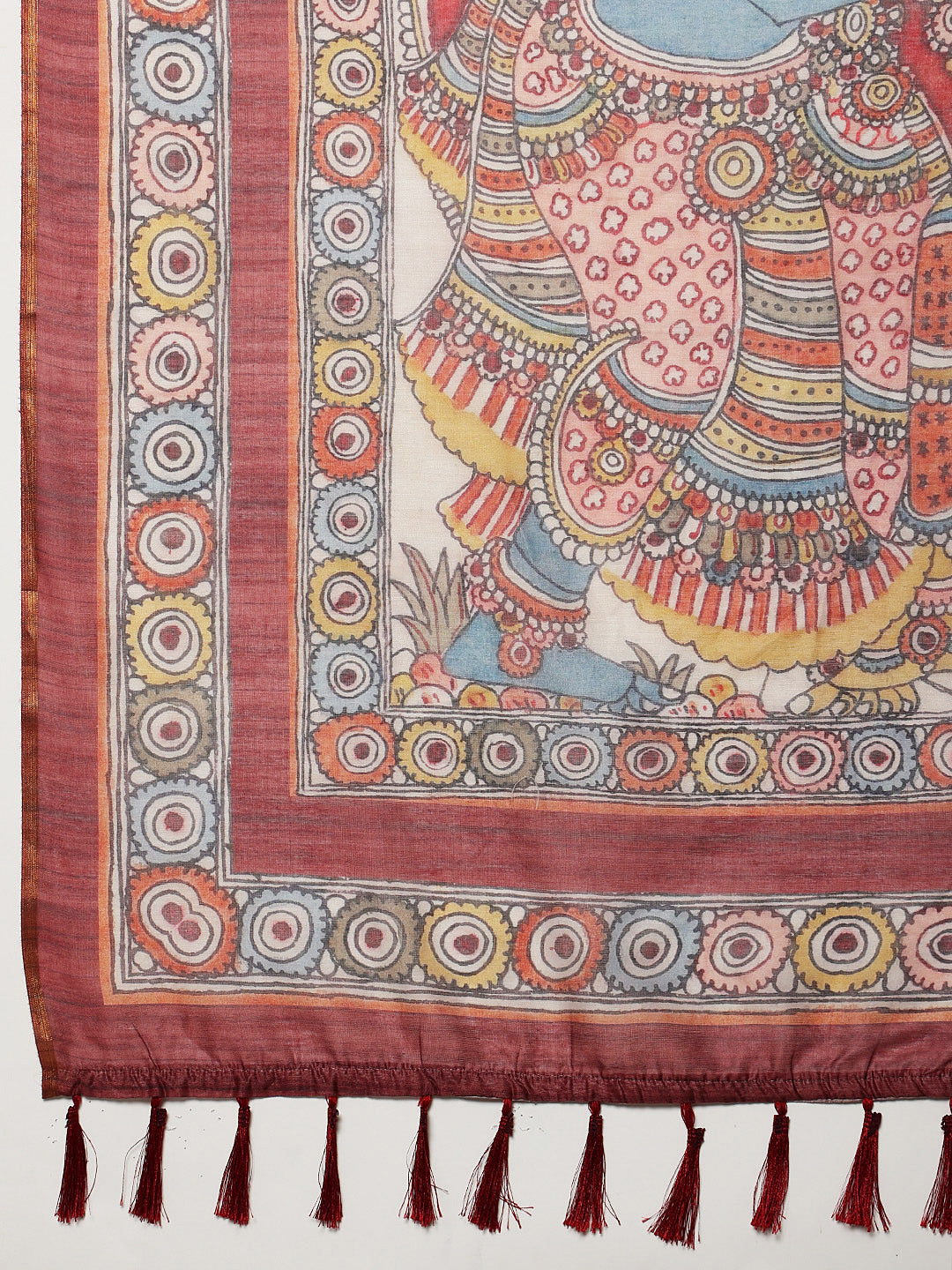 Madhubani Printed Ready To Wear Saree