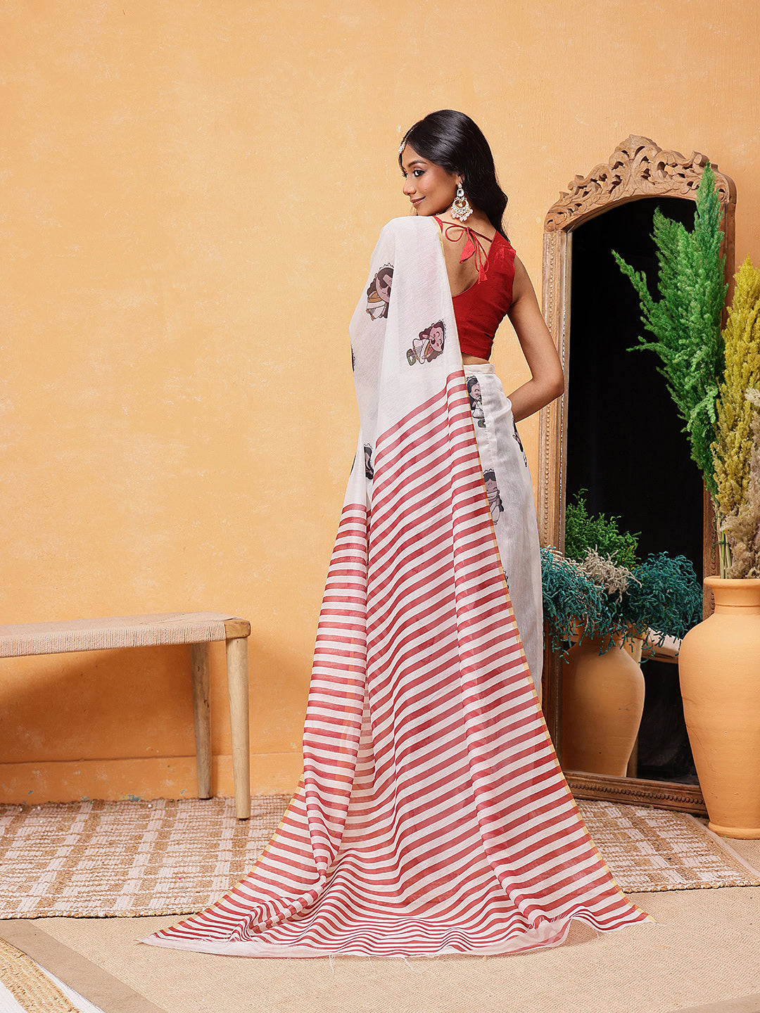 Bollywood Inspired Printed Ready To Wear Saree