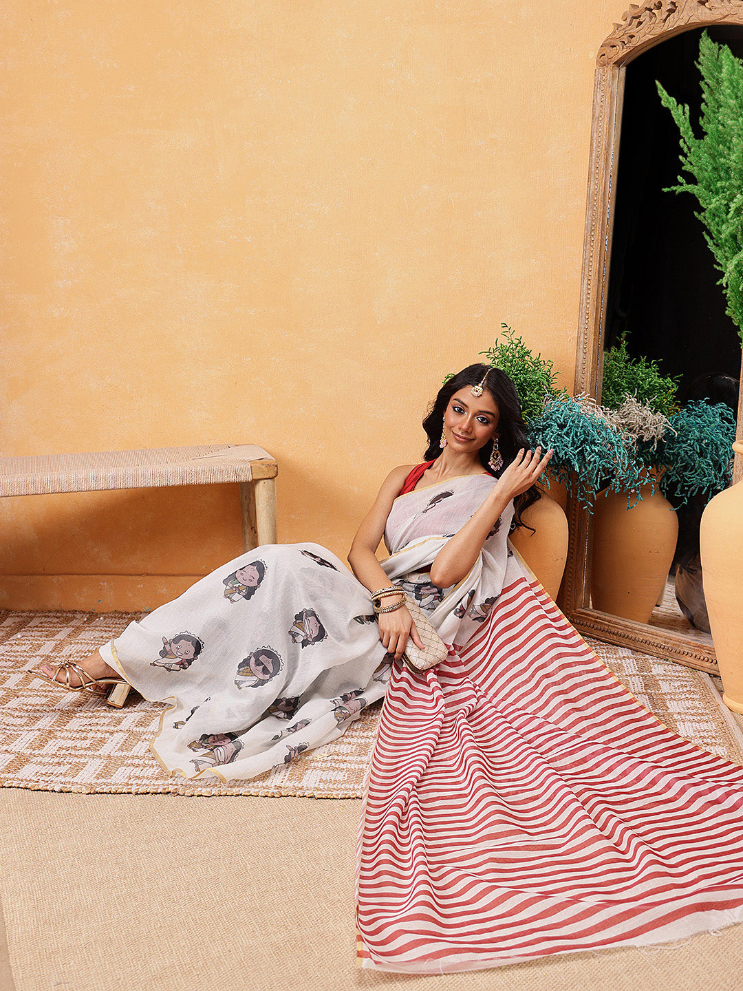 Bollywood Inspired Printed Ready To Wear Saree