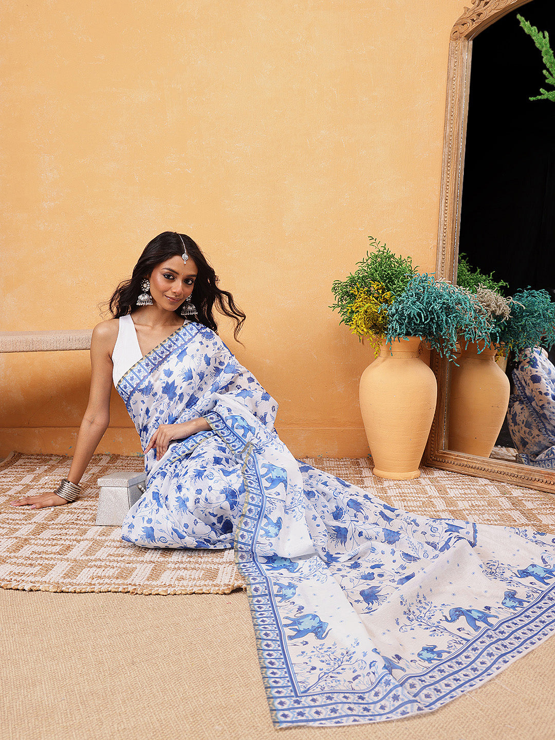 Bollywood Inspired Printed Ready To Wear Saree