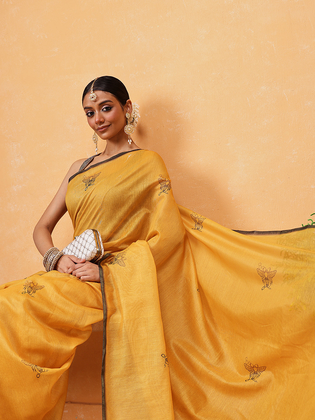 Bollywood Inspired Printed Ready To Wear Saree