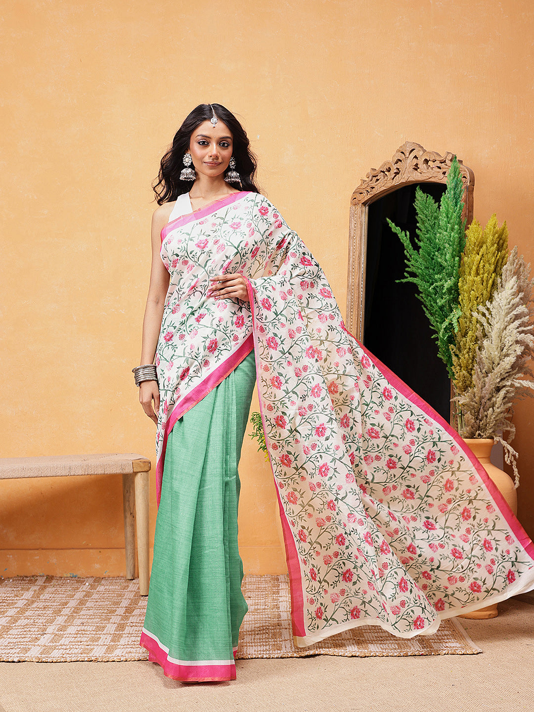 Bollywood Inspired Printed Ready To Wear Saree