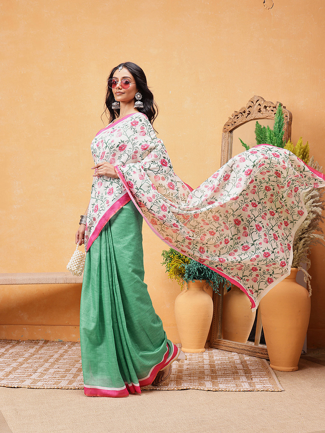 Bollywood Inspired Printed Ready To Wear Saree