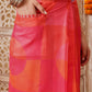 Chanderi Cotton Blend Digital Printed Ready to Wear Saree With Pocket