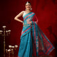 Chanderi Cotton Blend Digital Printed Ready to Wear Saree With Pocket