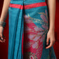 Chanderi Cotton Blend Digital Printed Ready to Wear Saree With Pocket