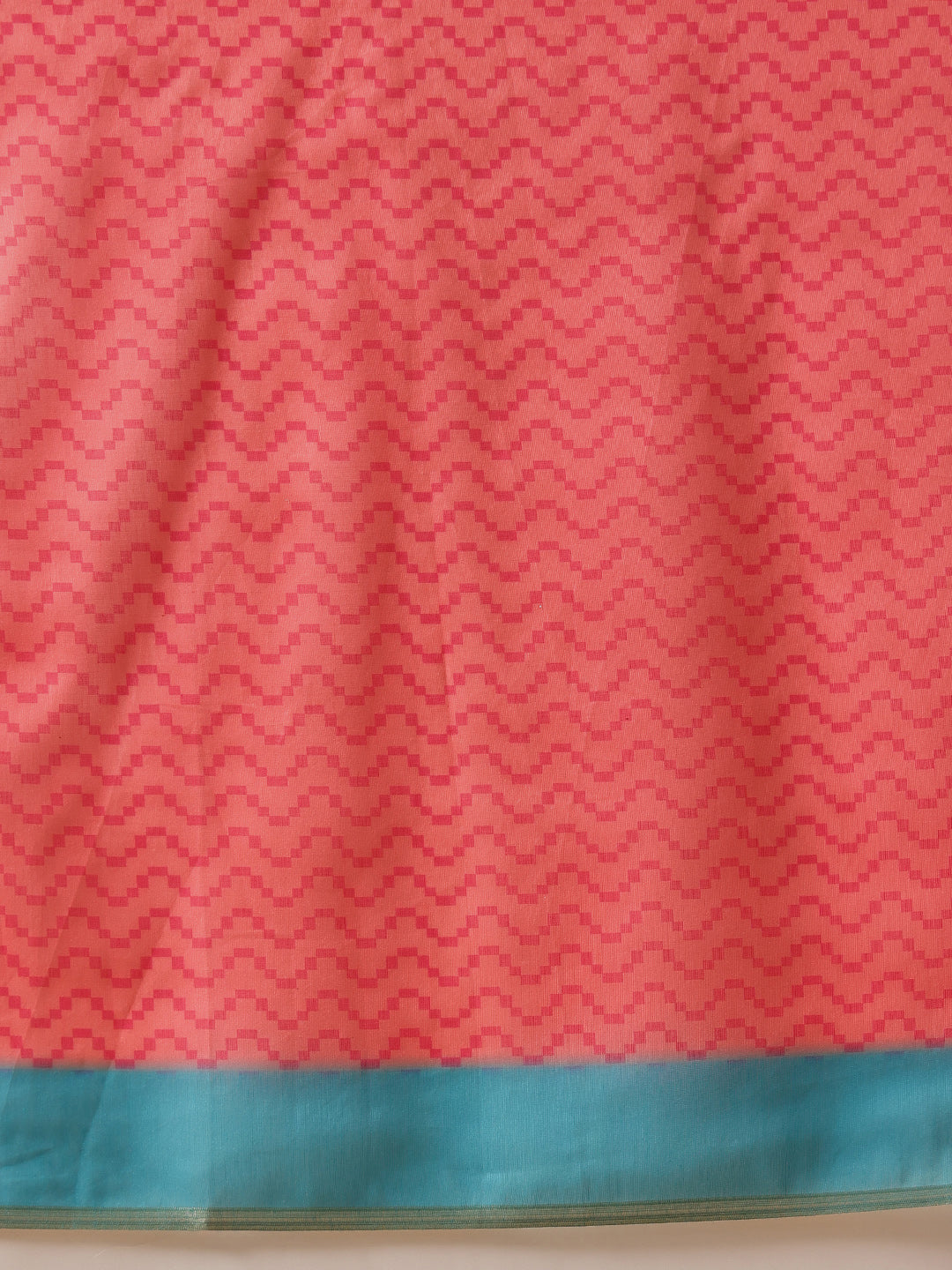 Chanderi Cotton Blend Digital Printed Ready to Wear Saree With Pocket