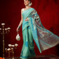 Chanderi Cotton Blend Digital Printed Ready To Wear Saree