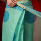 Chanderi Cotton Blend Digital Printed Ready To Wear Saree