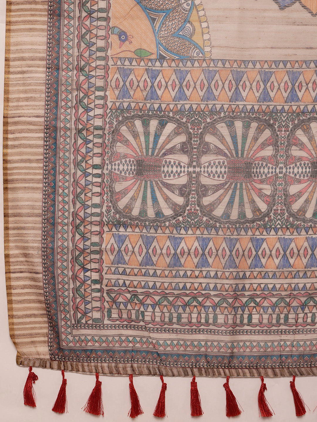 Printed Chanderi Ready to Wear Saree