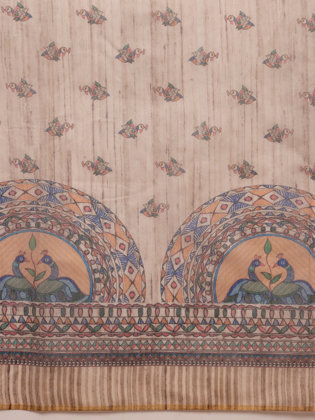 Printed Chanderi Ready to Wear Saree