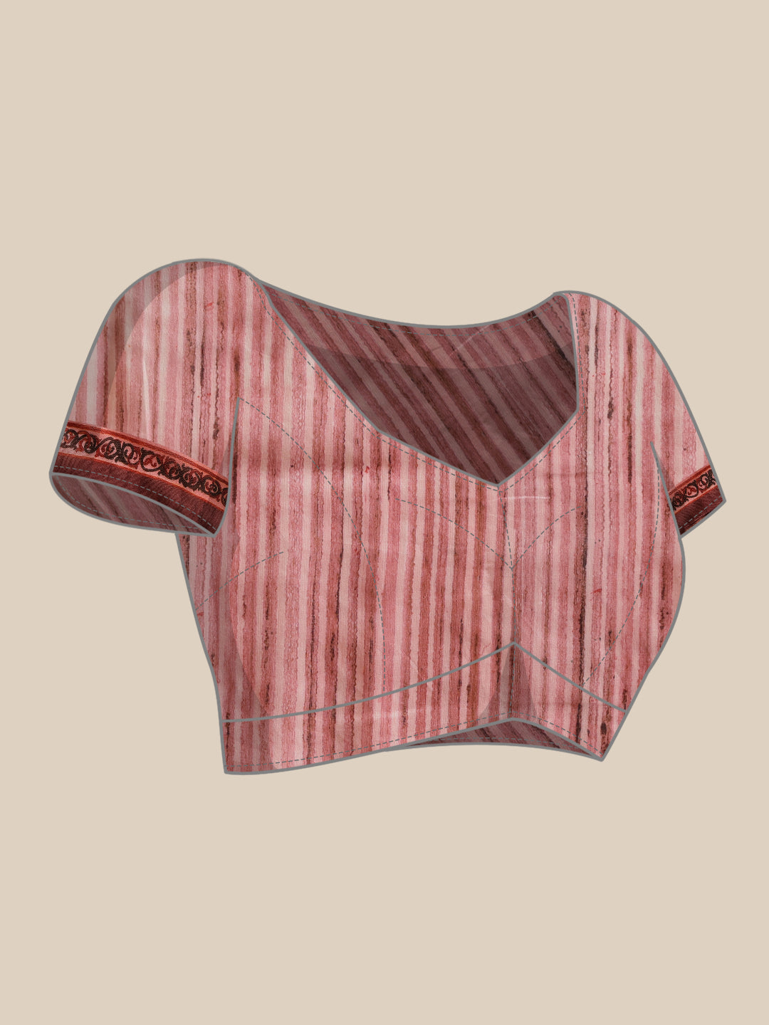 Kalamkari Cotton Chanderi Ready to wear Saree