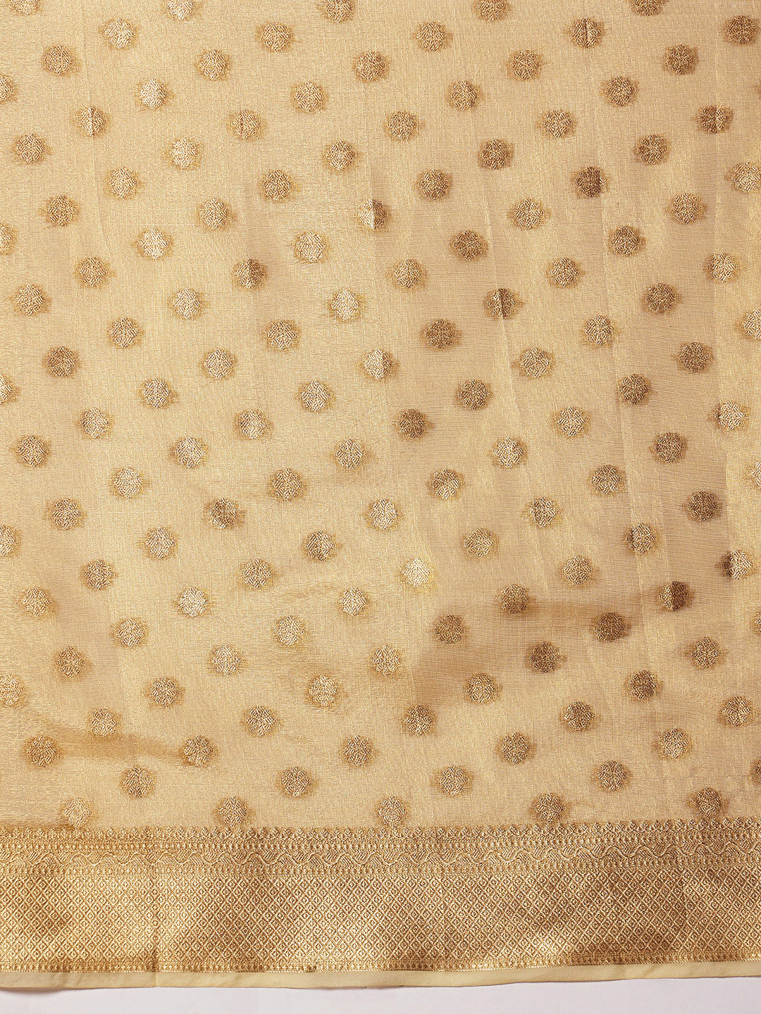 Tissue Silk Zari Woven Ready To Wear Saree